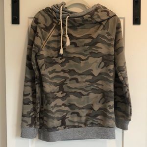 MMM double hooded sweatshirt